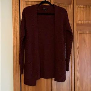 Plum cardigan